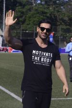 John Abraham at national soccer finals for schools on 7th Jan 2017